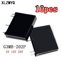 10PCS DC 5V 12V 24V DC-AC Solid State Relay Module G3MB-202P G3MB 202P PCB SIP SSR AC 240V 2A Time Delays Relay Module Diy Kit