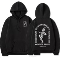 My สารสร้างความโรแมนติก Hoodie The Black Parade Rock Band เสื้อกันหนาวแขนยาวผู้ชายผู้หญิง Hoodies แขนยาวโกธิคพังก์ฮิปฮอป Streetwear