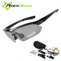 RockBros Polarized 5 Lens Outdoor Sports Hiking Climb Bicycle Cycling Sun Glasses Bike Sunglasses TR90 Eyewear Goggles