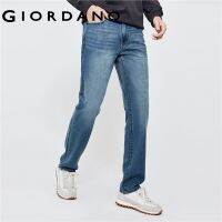 ✘ Giordano กางเกงยีนส์แฟชั่น เอวปกติ ผ่านการฟอกให้เกิดรอยเฟด Free Shipping 01116035