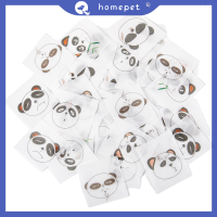 ? Homepet 42PCS กินข้าวเหนียวกระดาษนึ่งขนมปังการ์ตูนสติกเกอร์อบกระดาษ