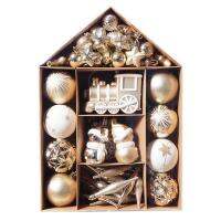 Christmas 70 Painted Christmas Ball Set Accessories