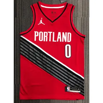 100% Authentic Damian Lillard Adidas Swingman Blazers NBA Jersey Size L
