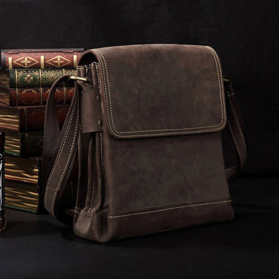 MUNUKI กระเป๋าสะพายข้าง Vintage Men ขนาด 10.5 นิ้ว iPad กระเป๋าสะพาย M168 Shoulder Bag