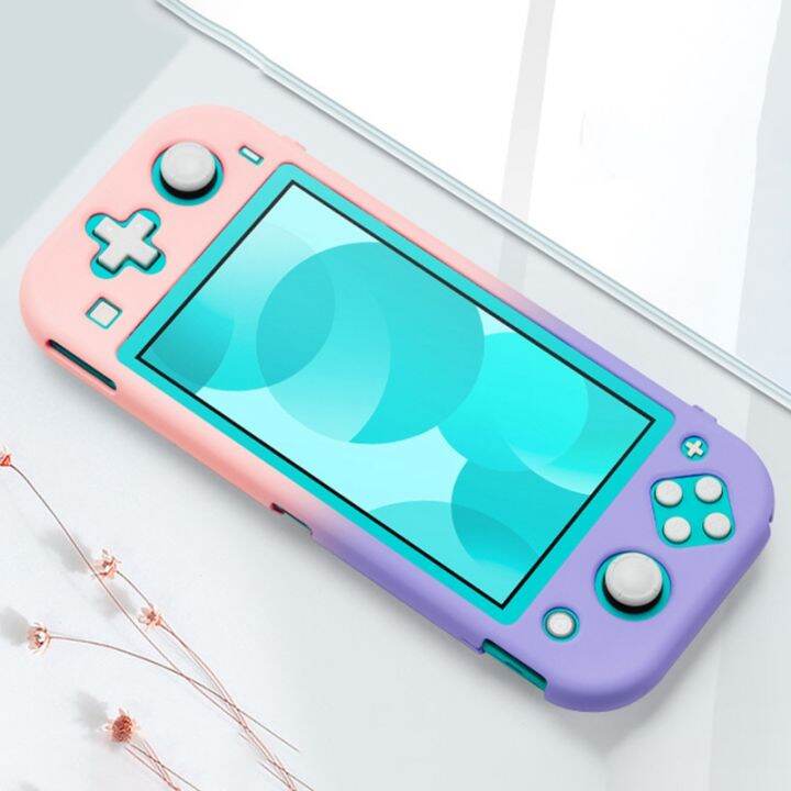 switch-lite-protective-case-shell-colorful-cute-hard-back-cover-skin-game-console-accessories