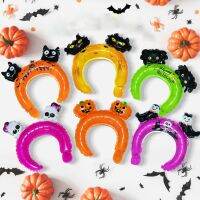 ที่คาดผมฮาโลวีน halloween accessories ลูกโป่งฮาโลวีน halloween accessories SUNNYDOLL 10pcs การ์ตูนลายการ์ตูน บอลลูนคาดศีรษะฮาโลวีน หนาขึ้น ผีค้างคาวฟักทอง ที่คาดผมเป่าลม ของขวัญสำหรับเด็ก กันน้ำกันน้ำได้ บอลลูนฟิล์มอลูมิเนียม เด็กผู้ใหญ่