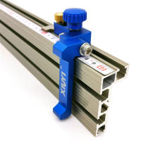 โปรไฟล์งานไม้รั้วและ T Track Slot วงเล็บเลื่อน Miter Gauge Fence Connector สำหรับงานไม้ RouterSaw Table Benches