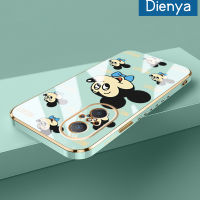 เคส Dienya สำหรับ Huawei Nova 9 SE Nova 10 Pro Nova Y70 Plus เคสลายการ์ตูนแฮปปี้มิกกี้ใหม่กรอบสี่เหลี่ยมเคลือบพื้นผิวเคสซิลิก้าเจลนิ่มกันกระแทกเคสมือถือเลนส์กล้องถ่ายรูปฝาครอบป้องกัน