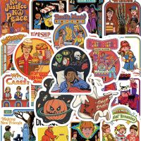 【YF】卐  60 Spooky Stickers - for Decorations on Your Phone Laptop and Skateboard!