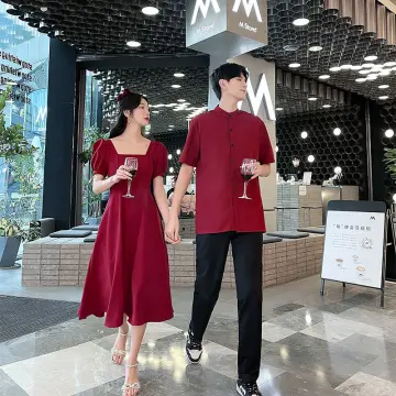 couple wearing one shirt