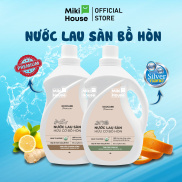 HCM Nước lau sàn Hữu cơ Bồ hòn ECOCARE Premium tinh dầu Cảm sả Chanh gừng