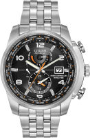 Citizen Watches AT9010-52E World Time A-T Eco-Drive 26 Time Zones Watch Silver Tone Stainless Steel