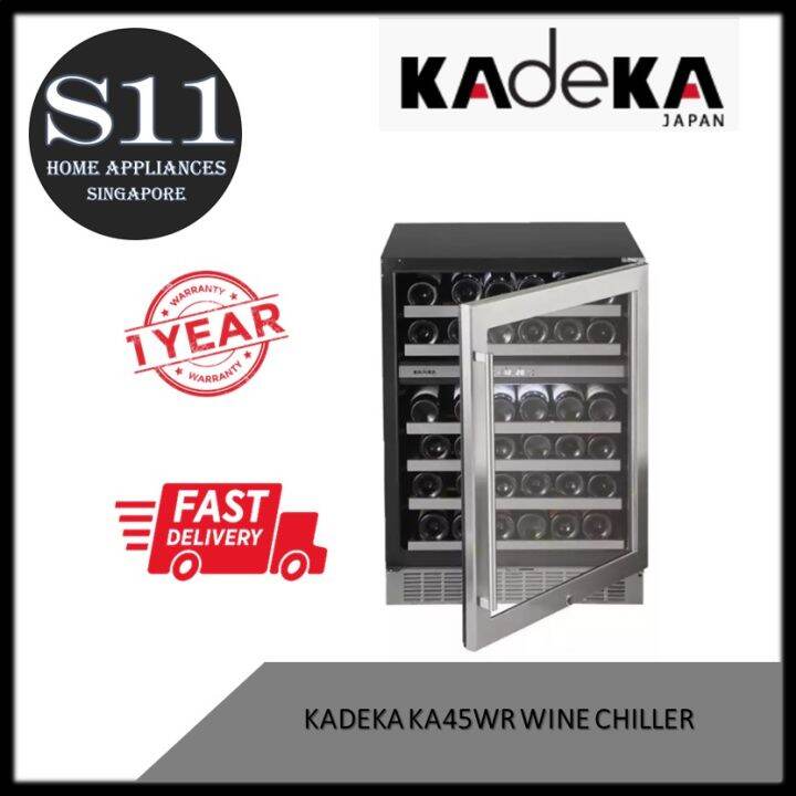 Kadeka KA45WR Wine Chiller (approx. 45 bottles) * 1 YEAR KADEKA