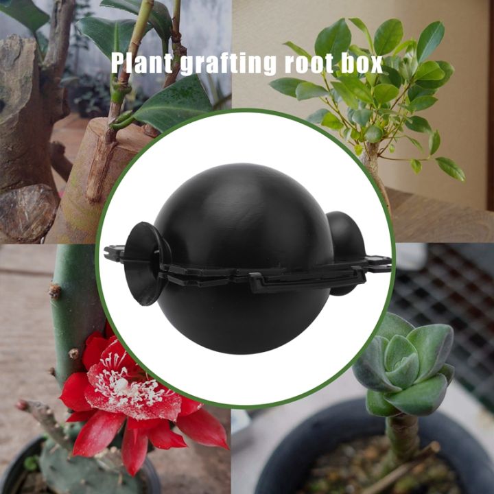 plant-rooting-box-high-pressure-propagation-ball-grafting-device-garden-grafting-plant-root-controller-s-black-x-10