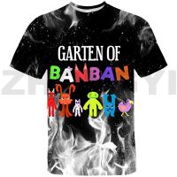 2023 GartenของBanBan 2 กราฟิกเด็กสวมใส่ 3Dอะนิเมะขนาดใหญ่Tเสื้อเด็กการ์ตูนสั้นTeesเสื้อฤดูร้อนผู้ชายเสื้อผ้า