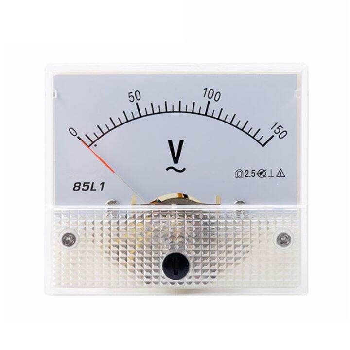 1pc-85l1ตัวชี้มาตรวัดแรงดันไฟฟ้า-ac-class-2-5แรงดันไฟฟ้าอนาล็อกโวลต์มิเตอร์แผงมิเตอร์