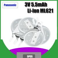 【2023】 All Best Gadget Panasonic ML621 ML 621เปลี่ยน MS621 3V 5.8MAH 5ชิ้นชาร์จซ้ำได้สำหรับแหล่งจ่ายไฟสำรองหน่วยความจำคอมพิวเตอร์