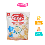 Bánh dinh dưỡng Nestle Cerelac Nutripuffs Vị Chuối và Cam 50g