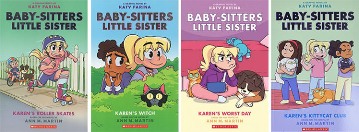 original-english-baby-sitters-little-sister-series-pretty-nanny-club-4-volume-co-sale-full-color-comic-books-childrens-extracurricular-reading-story-books