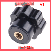 Gangke พลาสติก M4/M5/M6/M8ด้ายหญิงเจ็ด Star shaped HEAD CLAMP NUTS KNOB