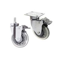 3inch Muted Furniture Medical Bed Chair Caster Hospital Universal Wheel Industry Instrument Equipment Hardware Part