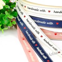 【hot sale】◆♘♕ D18 Width 16mm Silk Satin Ribbon Printed Handmade Design For Wedding Decoration Gift Packing Belt Sewing Accessories