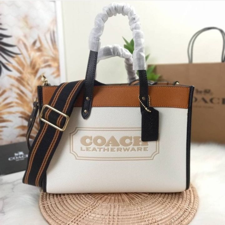 COACH®  Field Tote 30 In Colorblock With Coach Badge