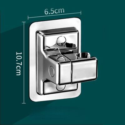 ที่ยึดจุกดูดที่วางฝักบัวอาบน้ำ360 ° ปรับได้ราวแขวนที่วางหัวฝักบัวฝักบัวติดผนังห้องน้ำหัวฝักบัว