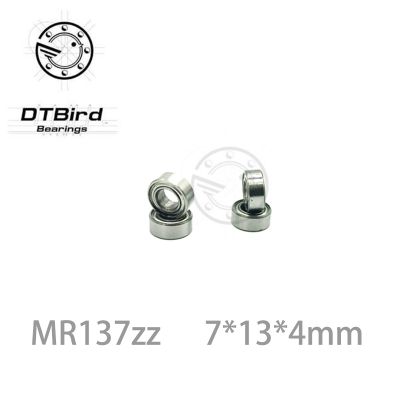 【CW】◄☄₪  3pcs Or 10pcs MR137zz 7x13x4mm L-1370ZZ Mr137 Zz Deep Groove 7x13x4 Mm Miniature