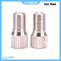 NYABOR 2pcs จักรยานวาล์ว Extender สำหรับ Schrader Valve เปลี่ยนชิ้นส่วนจักรยานจักรยาน