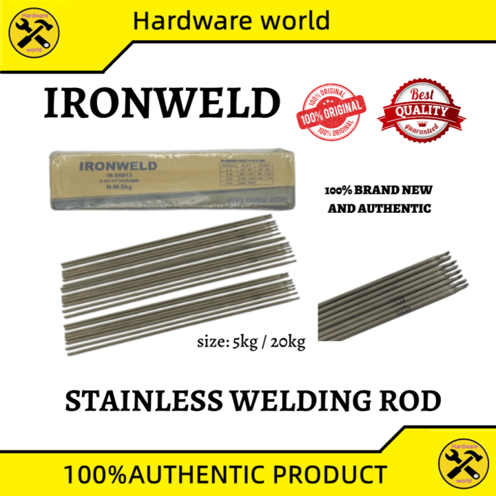 IRONWELD Welding Rod E6013 2.5mm 3/32" Special 5 And 20 Kilo / Box
