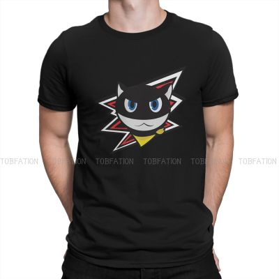 Persona Series Game Fabric Tshirt Morgana Red Classic Basic T Shirt Leisure Men Clothes New Design Trendy