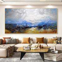 ขนาดใหญ่ Palette Ray ภาพวาดสีน้ำมันบนผ้าใบ Modern Wall Art รูปภาพสำหรับตกแต่งบ้าน