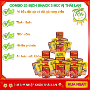 HCMcombo 35 Snack Thái Lan Bim bim đùi gà vị rong biển và tăm vị bắp thơm