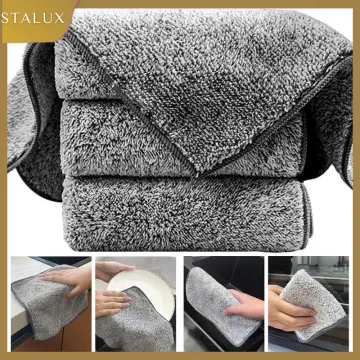 10PC Microfiber Towel Absorbent Kitchen Cleaning Cloth Non-stick