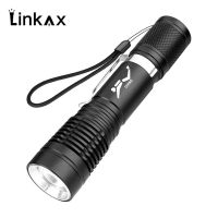 LED Flashlight Aluminum Alloy Professional Diving Flashlight Lamp  Waterproof Diver Diving Flash Light Underwater Torch 18650 Rechargeable  Flashlight