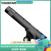 TAKSTAR คอนเดนเซอร์ไมโครโฟนไดอะแฟรมมืออาชีพแบบ CM-63ทนความชื้น XLR Cardioid Mic 48V Phantom แหล่งจ่ายไฟสำหรับสตูดิโอการบันทึกเสียงการกระจายเสียงเวทีเครื่องมือการเล่นการบันทึก