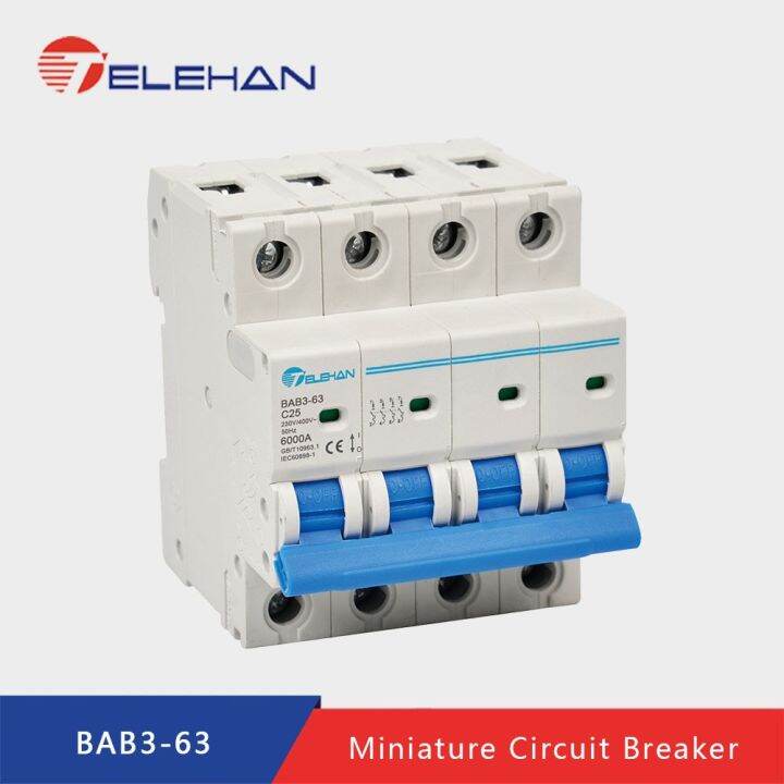 โทรศัพท์6ka-mcb-mcb-interruptor-design-6000a-6-10-16-25-32-40-63a-miniature-circuit-breaker-6ka-breaker-อัตโนมัติ