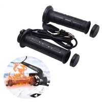 ☫○✢ Motorcycle Hand Heated Grips Electric Molded Grips Scooter Moped Bar Hand Warmer 22mm motocross vespa Adjustable Hot Grip Handle