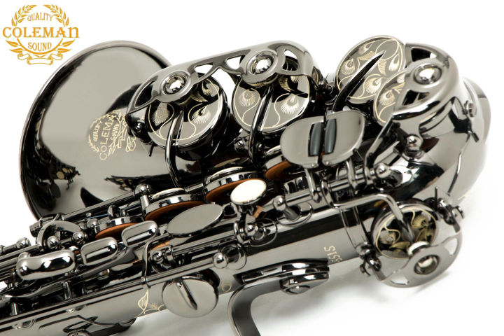 แซกโซโฟน-saxophone-curved-soprano-coleman-clc-551s-black-nickel