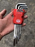 ประแจหกหกเหลี่ยมหัวตัด แบบมิล Hex Key Set ยี่ห้อ Master Tool รุ่น MK-9201