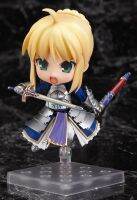 Beterservice Fate Stay Night 121 # Saber ตุ๊กตาขยับแขนขาได้ Anime รุ่น Q โมเดลของเล่นเด็กพีวีซีกล่องขายปลีก10ซม.