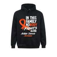 In This Family Nobody Fights Alone Multiple Sclerosis Oversized Hoodie Sweatshirts Company Casual Women Hoodies Hoods Mother Day Size Xxs-4Xl