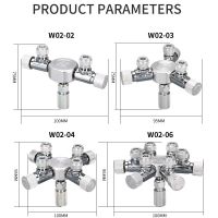 Holiday Discounts ZRDR Stainless Steel Aquarium Multi Way CO2 Distributor Splitter Needle Valve, Check Valve Bule Counter For Solenoid Regulat