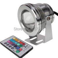 10W 12v underwater RGB Led Light 1000LM Waterproof IP68 fountain pool Lamp Lights 16 color change 24key IR Remote controller