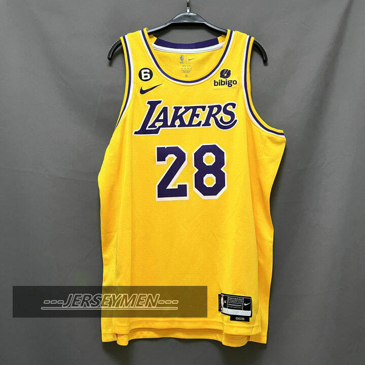 【High Quality】Men's 202223 New Original NBA Los Angeles Lakers 28 Rui
