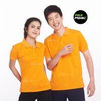 MiinShop เสื้อผู้ชาย เสื้อผ้าผู้ชายเท่ๆ polopeak เสื้อโปโลสีส้ม สีล้วน P01-018 ชายมีกระเป๋า หญิงไม่มีกระเป๋า เสื้อผู้ชายสไตร์เกาหลี