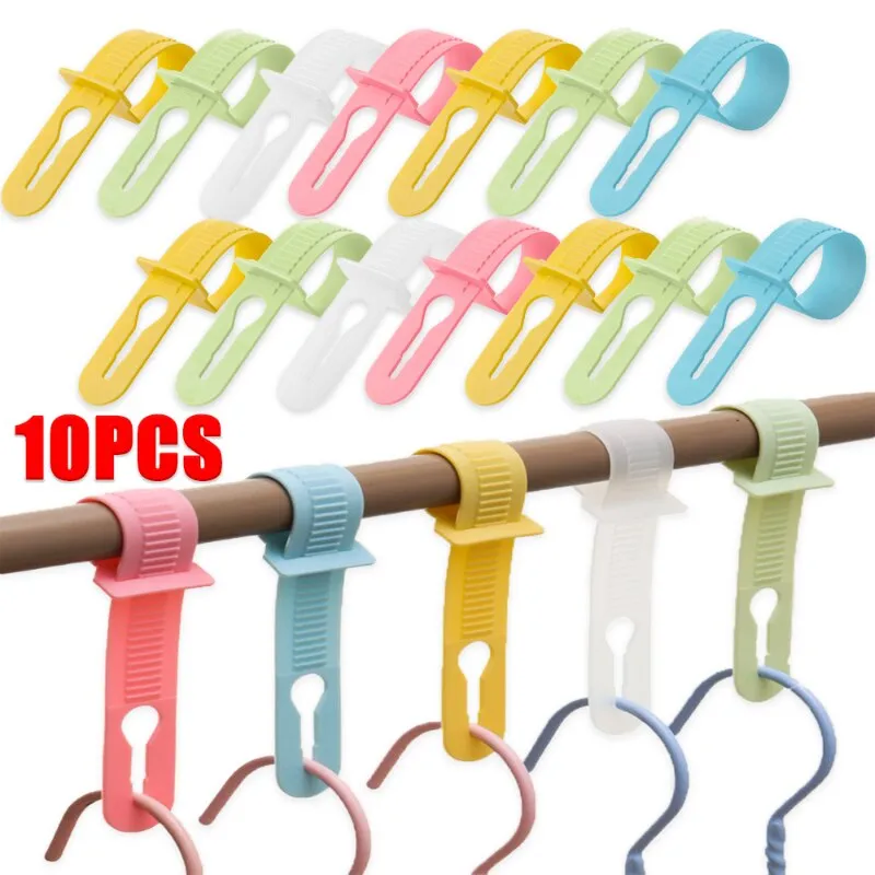 5/10Pcs Clothes Hanger Connector Hooks Cascading Hooks Space