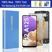 6.5 Original For Samsung Galaxy A12 A125 LCD Display with frame Touch Screen Digitizer Replacemen For SM-A125F A125F/DS Display