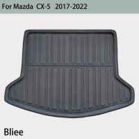 สำหรับ CX-5 Mazda CX5 2017 2018 2019-2022พรมกระโปรงหลังรถด้านหลังแบบปรับแต่งได้ไลเนอร์กระบะบูตถาดวางพื้น3D อุปกรณ์ป้องกันรถเตะ EVA